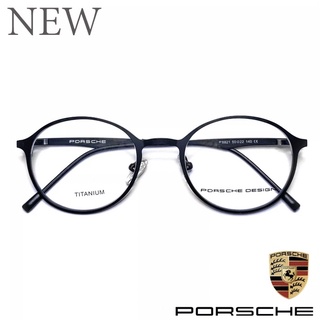 แว่นตา สำหรับตัดเลนส์ แว่นตา Fashion รุ่น PORSCHE 8821 สีดำ ทรงรี ขาไม่ใช้น็อต กรอบเซาะ ไทเทเนียม น้ำหนักเบา ทนทาน