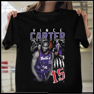 เสื้อยืด พิมพ์ลาย Toronto Raptors Vince Carter 15 สไตล์วินเทจ สําหรับผู้ชายS-5XL