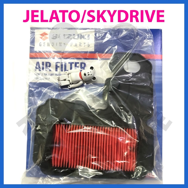 [SUแท้‼️] ไส้กรองอากาศ Skydrive125/Jelato125 UF/UK Suzukiแท้!!!