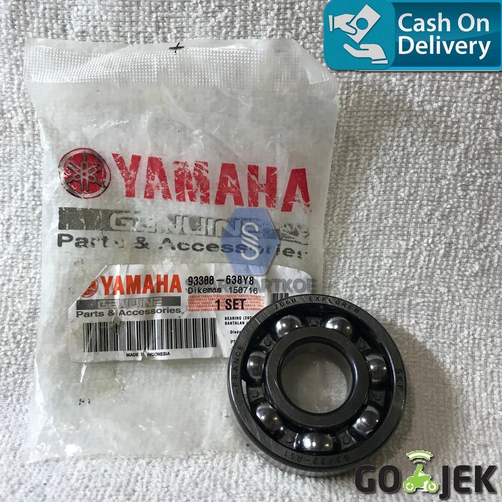 KLAR/BEARING BAK CVT MIO/MIO SOUL/FINO/NUVO 638 ORIGINAL YGP 93300-638Y6