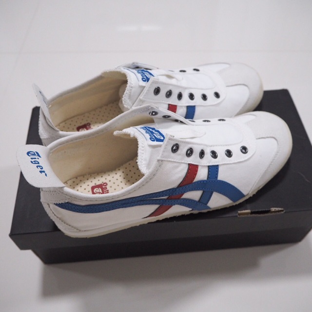 Onitsuka Tiger Mexico66 Slip-On White/Tricolor 💯 New