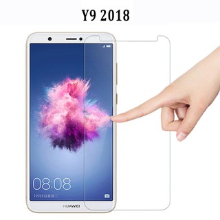 กระจกนิรภัย ฟิล์มกันรอย Huawei Y9 2018