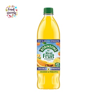 Robinsons Double Strength Orange &amp; Pineapple 1l โรบินสัน ดับเบิ้ล สเตรงท์ ส้ม &amp; สับปะรด1l