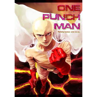 โปสเตอร์ วันพันช์แมน One Punch Man ไซตามะ การ์ตูน ญี่ปุ่น Poster ของขวัญ โปสเตอร์การ์ตูน Japan Anime OnePunchMan