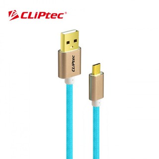 *สินค้า เคลียสต็อค*สายชาร์จ Android Micro USB CLiPtec รุ่น OCC103-09 POWER &amp; DATA JACKET-M NYLON BRAIDED USB 2.0