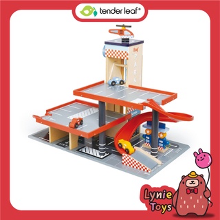 Tender Leaf Toys ของเล่นไม้ สถานีบริการบลูเบิร์ด Blue Bird Service Station