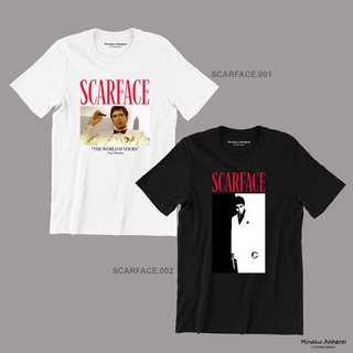 เสื้อยืด - เสื้อยืดสําหรับผู้ชาย☁L.SCARFACE เสื้อยืดกราฟิก | เสื้อยืดเครื่องแต่งกายสําหรับผู้ชาย/เส