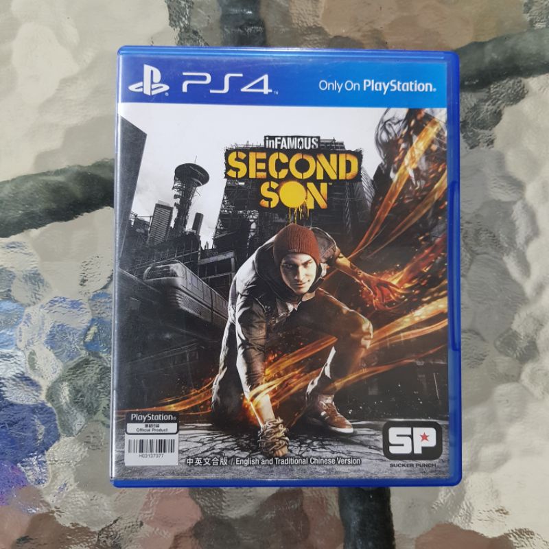 แผ่น PS4 In Famous Second Son (แผ่นมือสอง)
