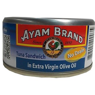 Ayam Tuna Sandwich Ex Virgin Olive Oil 185g อะยัมทูน่าแซนวิชเอ็กซ์เวอร์จิ้นน้ำมันมะกอก 185 กรัม