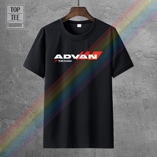 เสื้อยืดผ้าฝ้าย เสื้อยืดคอกลม พิมพ์ลายโลโก้การ์ตูน Yokohama Advan Tire Racing ของขวัญวันเกิด สําหรับวันแม่