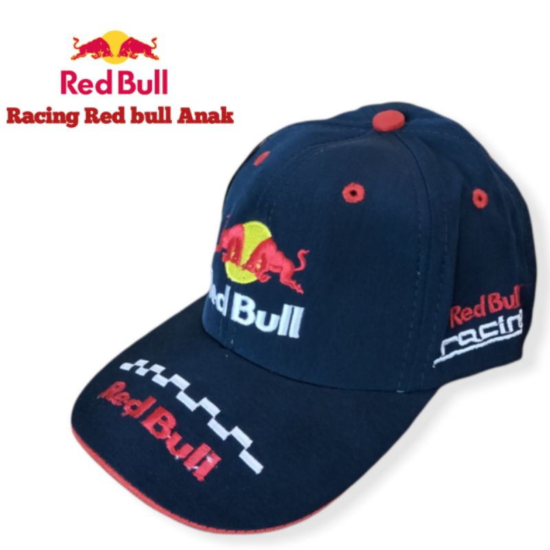 หมวกแข่งเด็ก Redbull || หมวก Redbull Racing ดั้งเดิม || หมวกเบสบอล @BagusGe.id