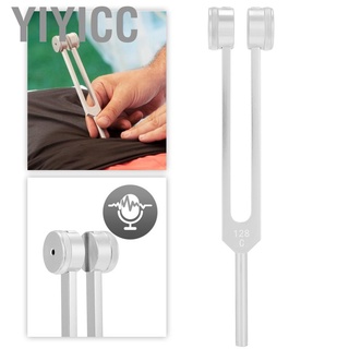 Yiyicc wujnbop 128Hz Aluminium Alloy Medical Tuning Fork Instruments Vibration Health Therapy Tool