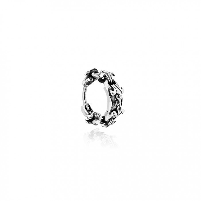 AKE AKE حلق هوغي Fierce Chain محفور يدوياً — صورة 3