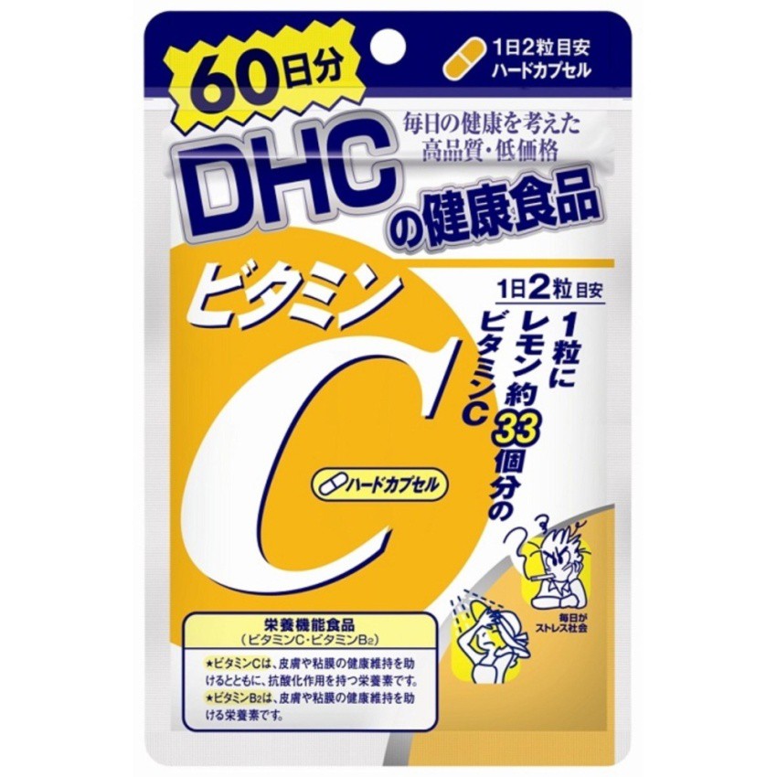 (ของแท้) DHC Vitamin C ดีเอชซี วิตามินซี ( 1 ซอง x 120 เม็ด)