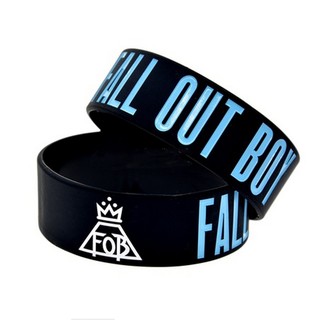 สายรัดข้อมือ ยางซิลิโคน เพลงร็อค Fall Out Boy