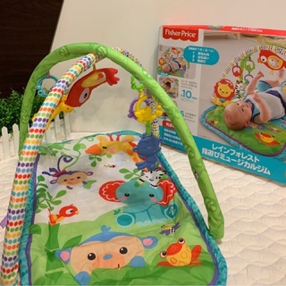 ที่นอน เพลยิม Fisher price มือสอง ของแท้ ญี่ปุ่น ใช้น้อย พร้อมกล่อง