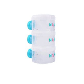 โปรโมชั่น : Nannyกระปุกแบ่งนมผงแบบพกพา 3 ช่อง สินค้าพร้อมส่ง แบรนด์ NANNY