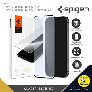 SPIGEN GLAStR SLIM HD กระจกนิรภัยแบบเต็มจอ สำหรับ iPhone 12 Pro Max, iPhone 12 Pro และ iPhone 12