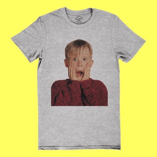 เสื้อทหาร เสื้อวินเทจชาย เสื้อยืด Home Alone / Kevin McAllister เสื้อผู้ชายเท่ เสื้อวินเทจผญ Tee