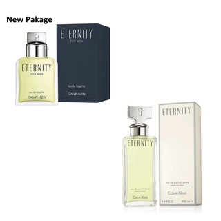 CK  Eternity for Men EDT  หรือ for Women EDP 100 ml. สอบถามก่อนสั่งซื้อนะคะ