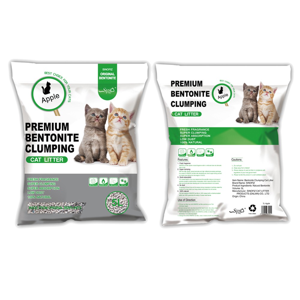 ทรายแมว Sinofiz  5 ลิตร สินค้าพร้อมส่ง!!! - รูปที่ 2