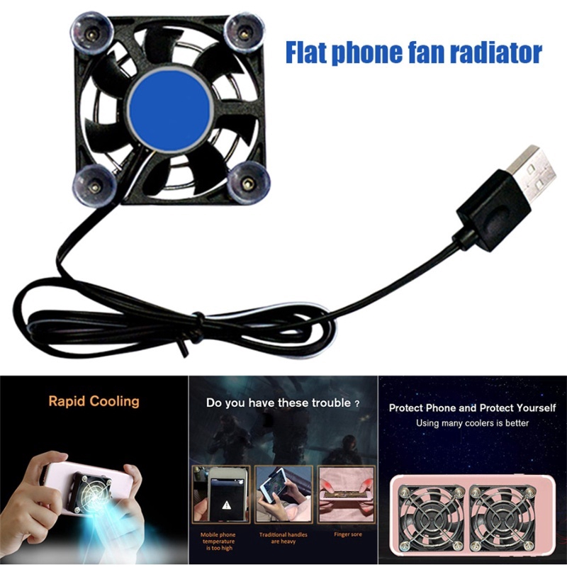 Universal Portable Phone Radiator Cooling Fan Cooler Stand Holder ...