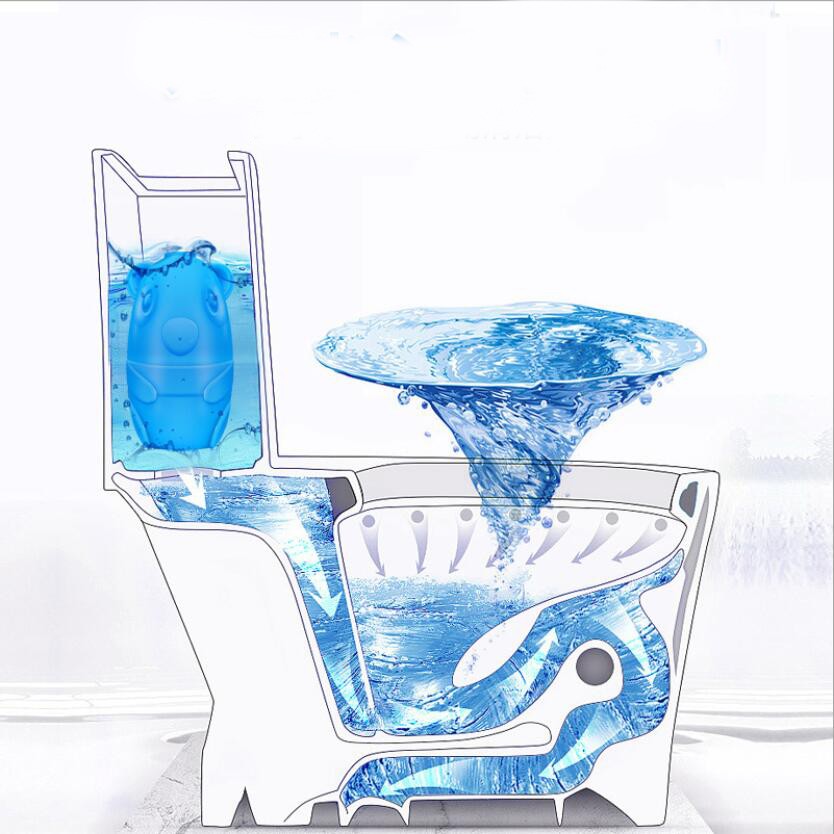 น้ำยาดับกลิ่นชักโครก เจลดับกลิ่น ดับกลิ่นชักโครก ก้อนดับกลิ่น เจลดับกลิ่น ชักโครก ขจัดคราบสกปรก ก้อนฟ้า น้ำสีฟ้า -421 - รูปที่ 6