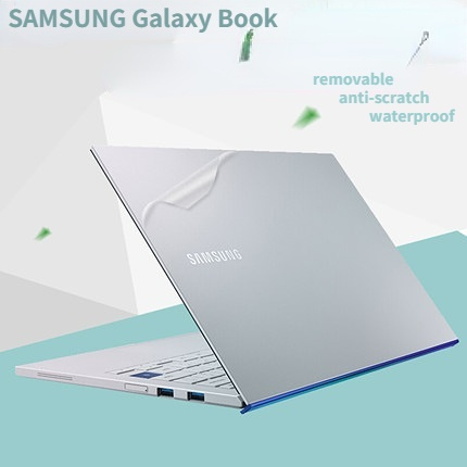 ที่กําหนดเอง Vinly Self กาวสติกเกอร์แล็ปท็อป Matte Clear 3 ด้านผิว 14 15.6 13 นิ้วกรณี SAMSUNG Galax