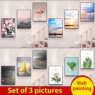 【พร้อมส่ง】กรอบรูปภาพจิตรกรรมฝาผนังภาพติดผนังกรอบลอยตกแต่งผนังกำแพงรูปภาพ（20x30cm）ตกแต่งผนัง