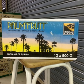 🔥PALM’FRUTT🔥อินทผลัม ปาล์มฟู๊ด500.g 1 ลัง มี 12 กล่อง