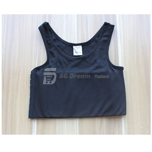 120-เสื้อกล้ามทอมรุ่นครึ่งตัว ยางยืดรัดหน้าอกเต็มแผ่น เสื้อกล้ามพรางหน้าอก เสื้อกล้ามรัดหน้าอก Tomboy Vest