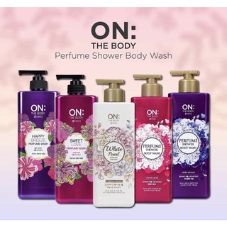 ON THE BODY PERFUME SHOWER WHITE PEARL  CLASSIC PINK VIOLET DREAMThe face shop ออน เดอะ บอดี้