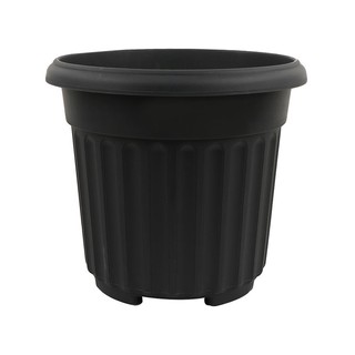 กระถางพลาสติก BABA RD-260 สี CHARCOAL PLANT POT BABA RD-260 CHARCOAL