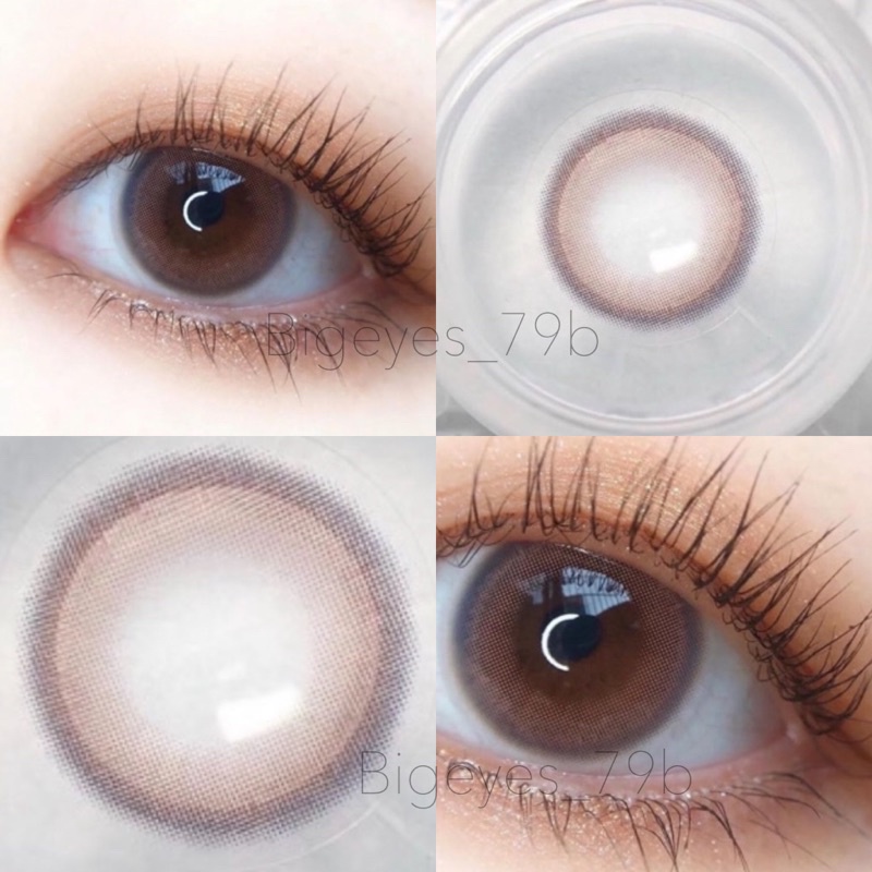 Brown ขนาดมินิ Mini คอนแทคเลนส์มินิ สีน้ำตาล ชมพู กรองแสง uv จดทะเบียนถูกต้อง