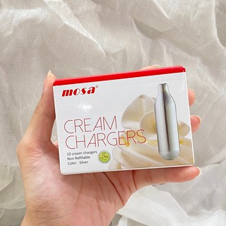 cream chargers แก๊สวิปครีม ยี่ห้อ mosa