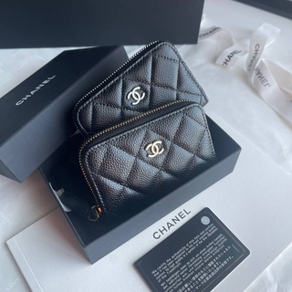 CHANEL CARD MINI WALLET  CAVEAR 💛        เป็นกระเป๋าใส่การ์ดหรือใส่แบงค์