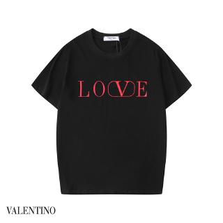 เสื้อยืดLOVE Plus Size summer men and women t shirt Short sleeve cotton t shirt