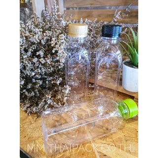 ขวดpet250cc.ตัดเหลี่ยม(รบกวนสั่งครั้งละไม่เกิน3แพคค่ะ)@150ใบพร้อมฝา