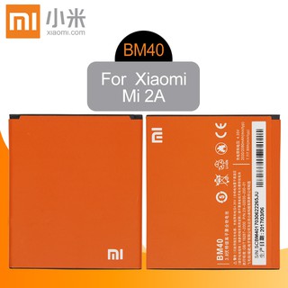 แบตเตอรี่ทดแทนสำหรับXiaomi MI 2 2A Redmi 1S BM40 ของแท้แบตเตอรี่ 2080MAh