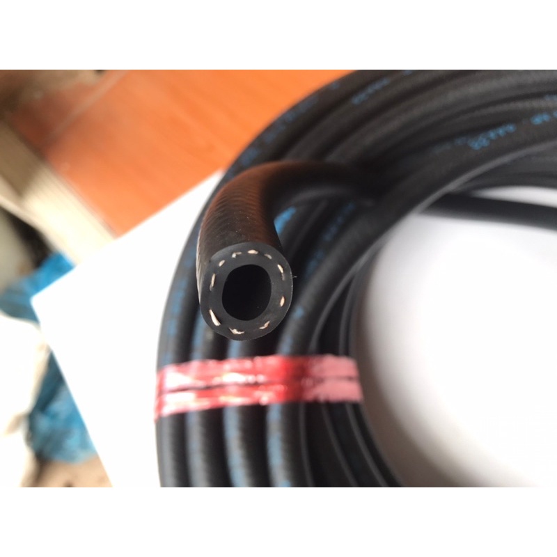 สายน้ำมัน รู9.5มิล3/8 ใช้กับเบนซิน ดีเซล CNG/LPG มีใยถัก(แบ่งขายเป็นเมตร) - รูปที่ 2