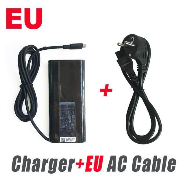 20V 6.5A 130W USB Type C Charger 0K00F5 อะแดปเตอร์ AC สําหรับ Dell XPS 2-in-1 4K Touch-หน้าจอแล็ปท็อ