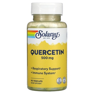 [พร้อมส่ง] Solaray, Quercetin, 500 mg, 90 VegCaps