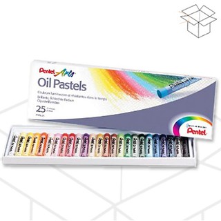 สีชอล์ค สีน้ำมัน  Pentel(เพนเทล)l 25 สี 1กล่อง ของแท้ 100%