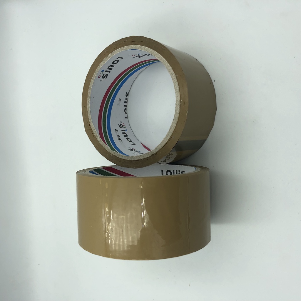 OPPหลุยส์ เทปติดกล่องใส / น้ำตาล  เทปกาว เทปใส - รูปที่ 2