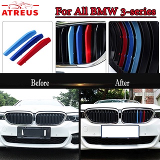 คลิปกระจังหน้ารถยนต์ ABS M อุปกรณ์เสริม สําหรับ BMW G20 E90 320I F30 E46 E36 E91 E92 E93 F31 3 Series GT F34 3 ชิ้น