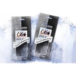 แซนรีโม่ (ถุงเท้าติดแอร์) สีดำ Free size. (ราคาโหล)