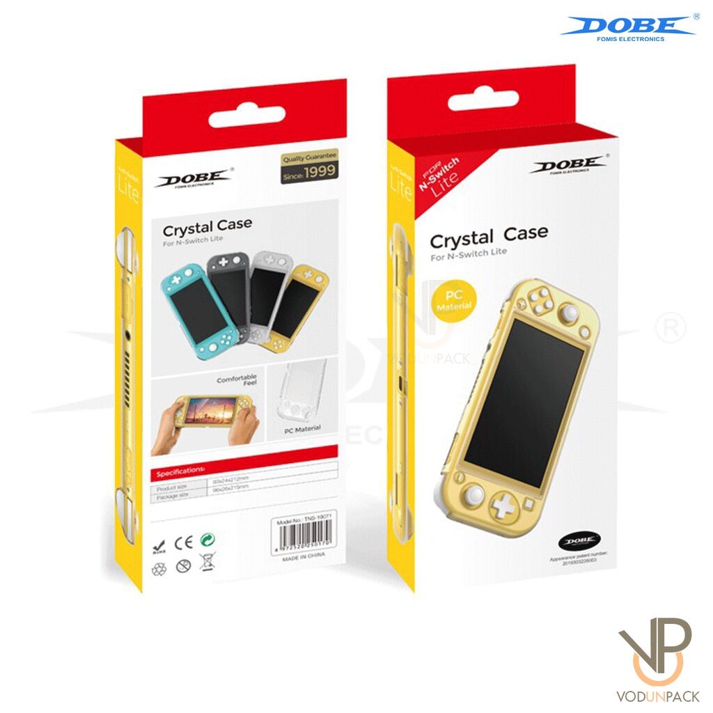 [DOBE™] ClearCrystal Case Nintendo Switch Lite เคสใสนินเทนโด้สวิชไลท์ ยี่ห้อ Dobe ของแท้100% ตรงรุ่น NS Lite