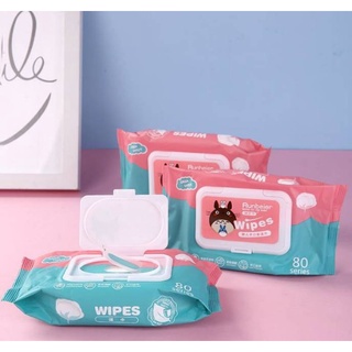 ทิชชู่เปียก BabyWipes ห่อใหญ่ 80ชิ้น / ลายแอ๊ปเปิ้ล 10ชิ้น น้ำเยอะชุ่มๆ