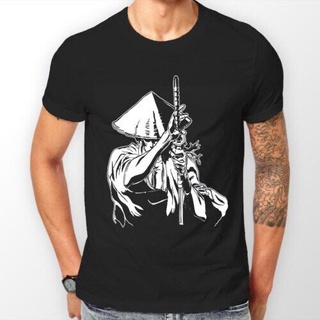 เสื้อยืดแขนสั้น ผ้าฝ้าย พิมพ์ลายการ์ตูนอนิเมะ Ninja Scroll Jubei Kibagami BW สําหรับผู้ชาย และผู้หญิง 2022