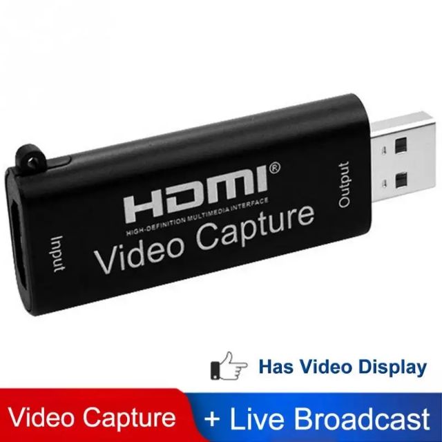 ลดราคา ⚡เล็กพกพาง่าย⚡HDMI Capture Card USB2.0 บันทึกวิดีโอและเสียงจากอุปกรณ์ต่างๆได้ 1080p/30FPS HD Capture[3]-กล่องเล็ก #สินค้าเพิ่มเติม แดปเตอร์ สายแปลงสายไฟ PCS Gold HDMI Extender